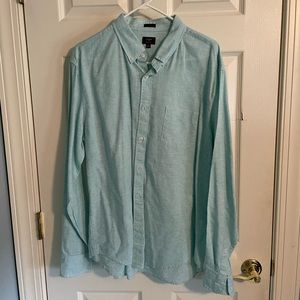J. Crew Cotton Linen Button Down Shirt
